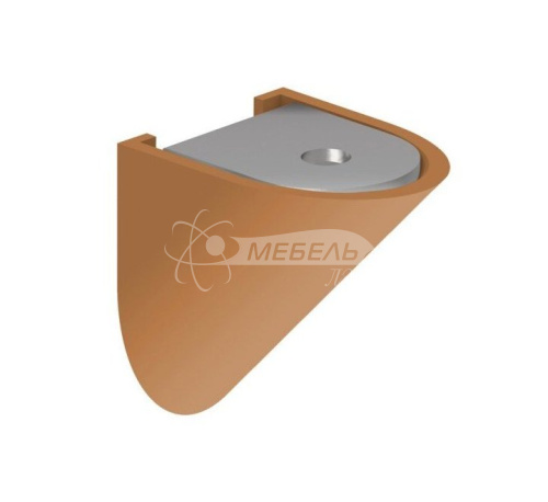 Уголок Z-02 (80 шт. в упак.) металл/пластик ОЛЬХА