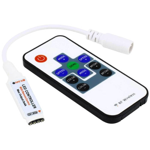Контроллер RGB для светодиодной ленты RF-01 мини 4А 12/24В (L2)