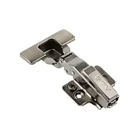 Петля SilentoPro с доводчиком накладная, эксцентр. регулировкой, без евро, ЧЕРНАЯ