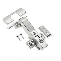 Петля 45° HCKT накладная с доводчиком, CLIP-ON, ответная планка H=0 с евро GТV