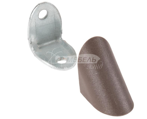 Уголок Z-02 (80 шт. в упак.) металл/пластик ВЕНГЕ