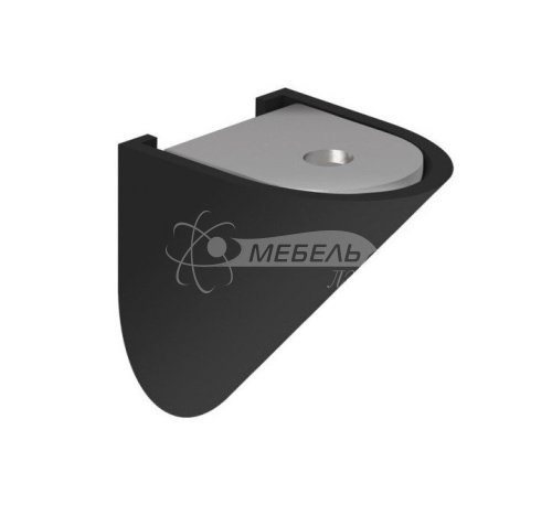 Уголок Z-02 (80 шт. в упак.) металл/пластик ЧЕРНЫЙ