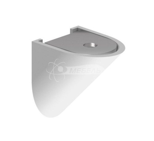 Уголок Z-02 (80 шт. в упак.) металл/пластик БЕЛЫЙ