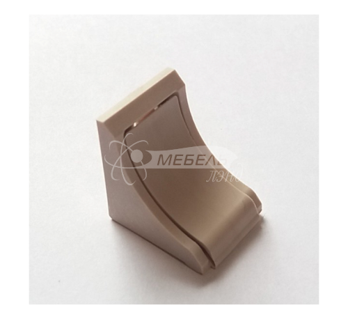 Уголок одинарный Дуб радиусный