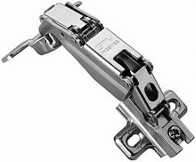 Петля 165° KT, ответная планка H=2, без еврошурупа сталь GTV