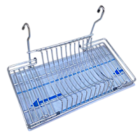 Полка на релинг D-16 сушилка с поддоном 445*265*255 Хром REJS *****