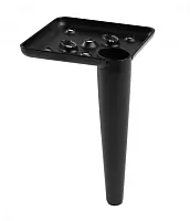 Опора SQUARE H150 мм стальная черная матовая GTV