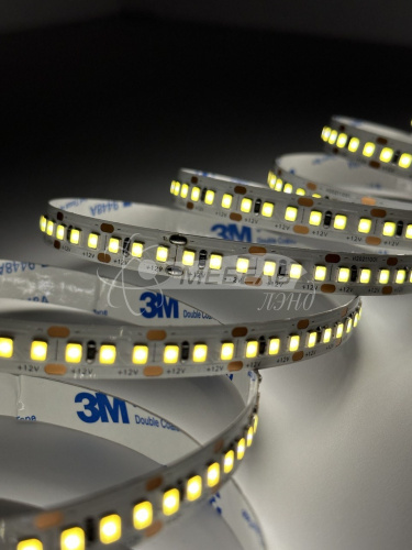 Светодиодная лента GS star 2835 168LED/m тепл. белый 12V 15 Вт/м