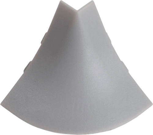 Уголок д/плинтуса наружный Пепел THERMOPLAST 25шт/уп