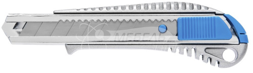 Нож с отламывающимся лезвием 18 мм, металлический корпус, 1 лезвие SKS