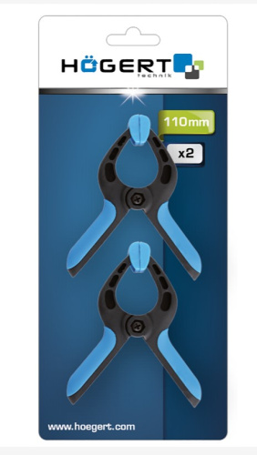 Зажим пружинный 110 мм, 2 шт.