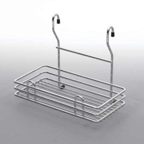 Полка на релинг D-16  1 уровень средняя Сатин WE04.0022.004 REJS *****