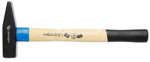 Молоток слесарный кованый 800 г, с деревянной рукояткой