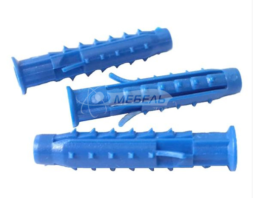 Дюбель распорный Чапай 6*30 шипы-усы (синие) 1000 шт