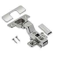 Петля внутренняя ECHC CLIP-ON, с доводчиком, с еврошурупом, ответная планка Н0, сталь, GTV