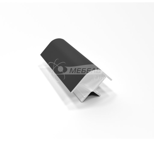Уголок одинарный Ябл темная радиусный