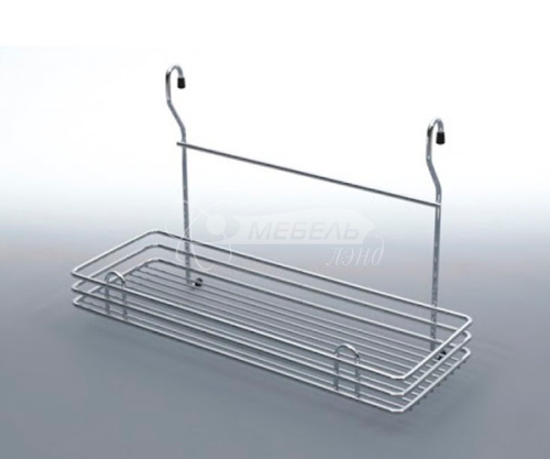 Полка на релинг D-16  1 уровень большая Хром REJS *****