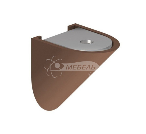 Уголок Z-02 (80 шт. в упак.) металл/пластик ОРЕХ