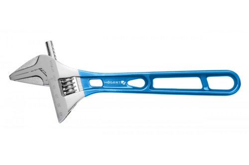 Разводной облегченный ключ с длинной рукояткой 256 мм