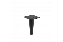 Опора SPIRE H130 мм стальная черная матовая GTV