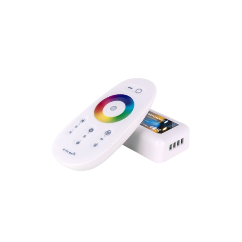 Контроллер RGB для светодиодных лент с пультом дистанционного управления (12-24V, 216/432W) (GS-RT03