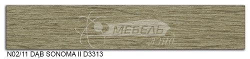 Дуб сонома 2 N02/11 Кромка (22х0,45) Polkemic ABS