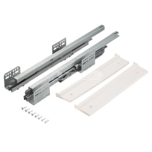 Вешалка для брюк ELITE 600 мм с доводчиком, цвет белый фото 3