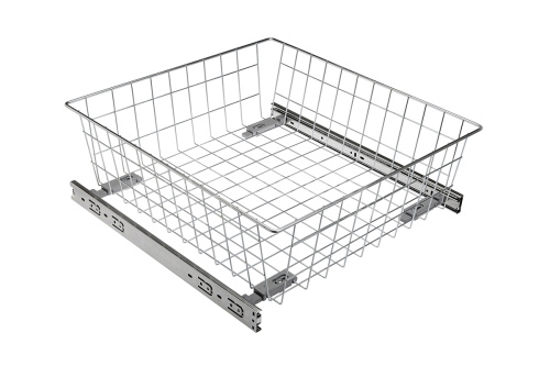 Корзина для белья выдвижная хром 60/200 на шариковых направляющих H-35 GTV *****